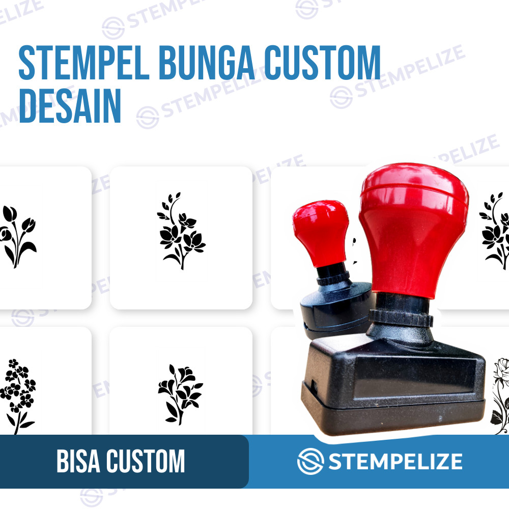 

Stempel Bunga Custom Desain