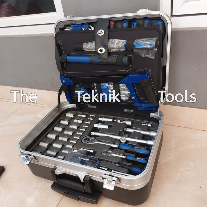 Toolkit Set 132 Pcs Sands ABS Trolley Toolbox CRV 132 PC High Quality