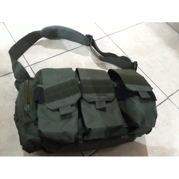 [TERMURAH] Tas Slempang 511 Threebag Tactical - ThreeBag Tactical - Hijau
