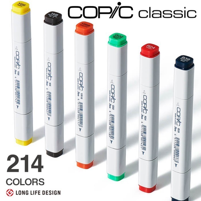 

Copic Classic Graphic Marker Alcohol Based Dye Ink Refillable Satuan