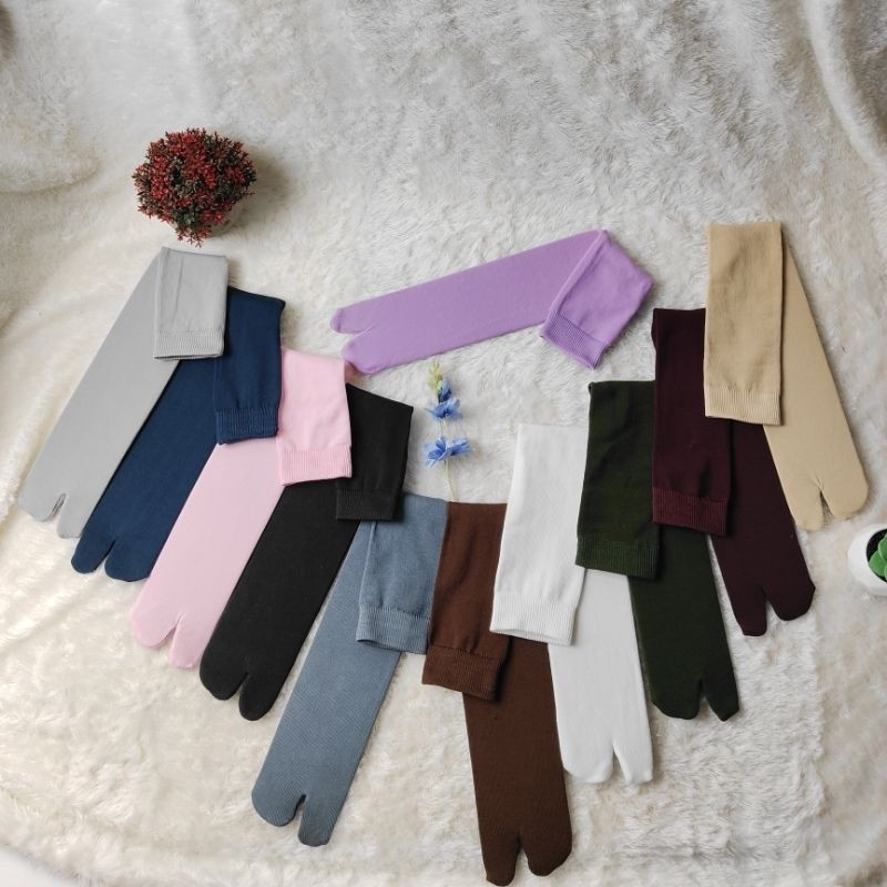 Promo Kaos Kaki Jempol Panjang Selutut / Kaos Kaki Panjang Selutut / Kaos Kaki Warna / Kaos Kaki Jar