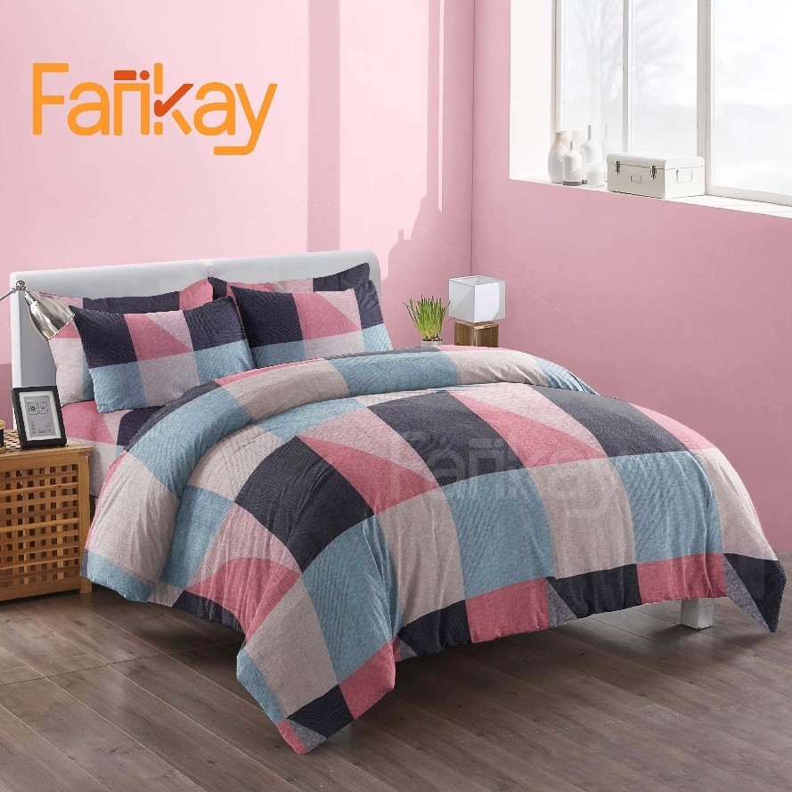 Bed Cover Abstrak Balta - Bed Cover 90x200 - 200x200 - Fankay