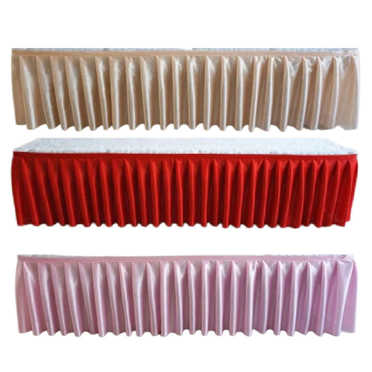 ROK MEJA DEKORASI / SKIRTING MEJA UNTUK DEKORASI TINGGI 75 CM