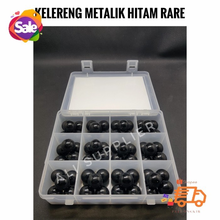✨BISA COD✨ -KELERENG METALIK LANGKA + BONUS KOTAK - Mini Belimbing
