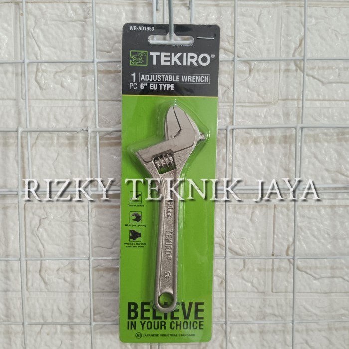TEKIRO KUNCI INGGRIS 6 INCH KUNCI INGGRIS TEKIRO 6"