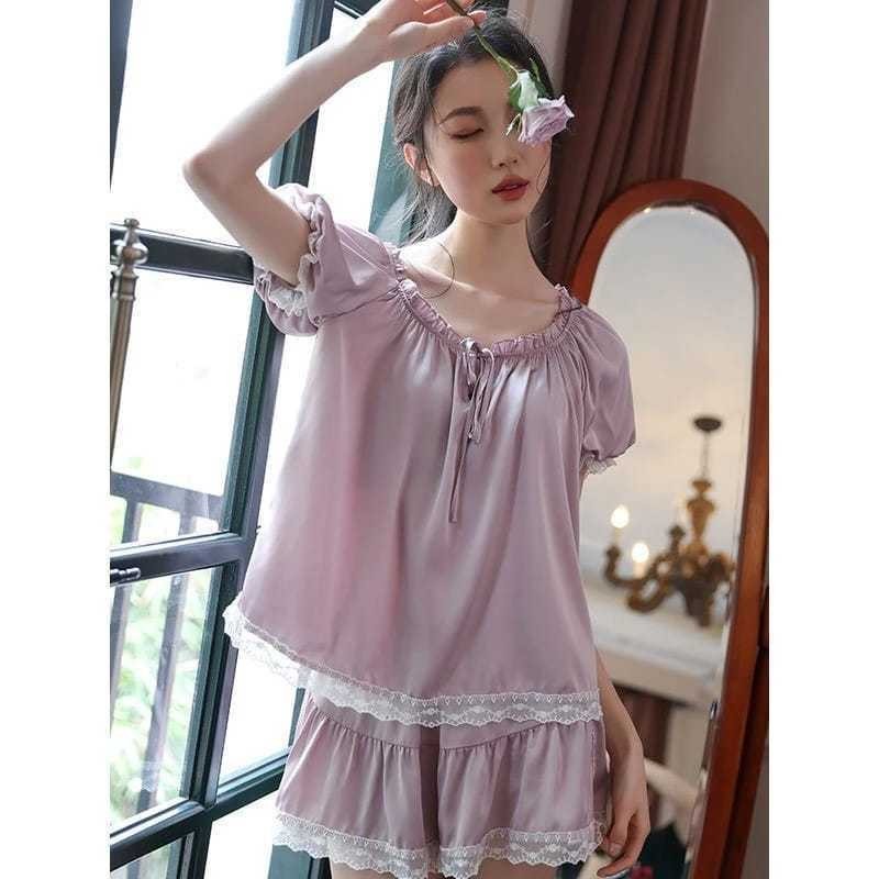 Sexy Lingerie Sleepwear Pajamas Piyama Satin/baju tidur piyama/baju tidur/baju tidur wanita dewasa/b
