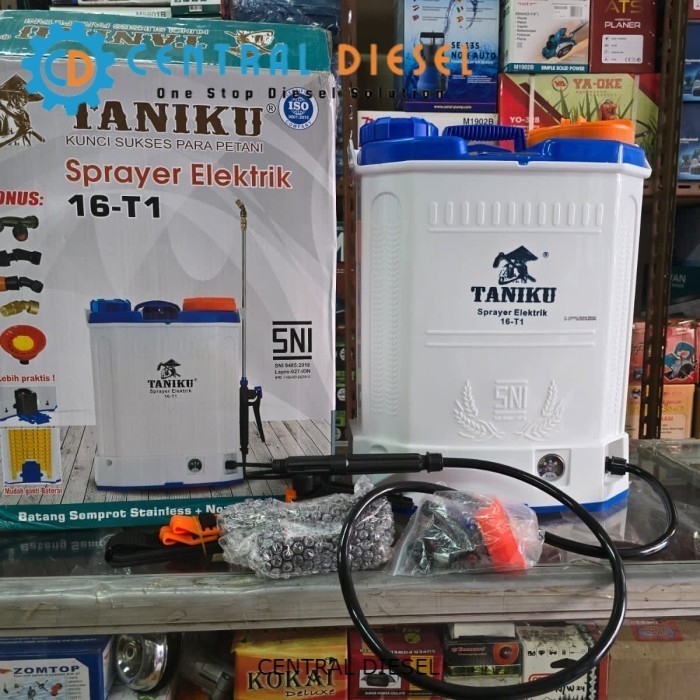 Alat semprot hama/ Pompa gendong Taniku Elektrik 16 liter