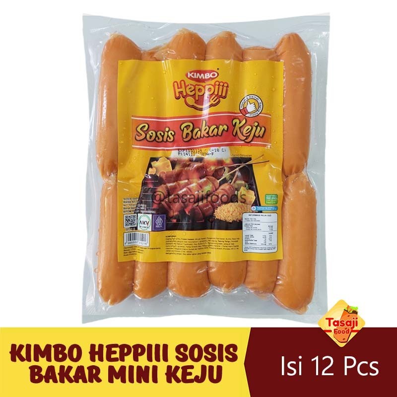 

Kimbo Heppiii Sosis Bakar Mini Keju Isi 12 Pcs