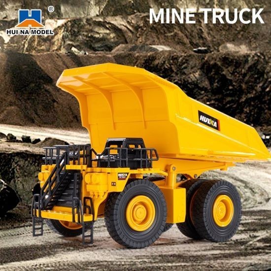 HUINA Diecast Mining Truck Koleksi Mobil Truk Tambang Skala 1/35 1152