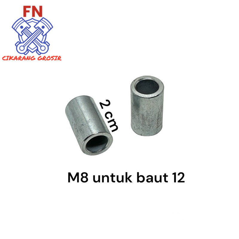 BOSH BUSING M8 BAUT 12 PANJANG 2cm