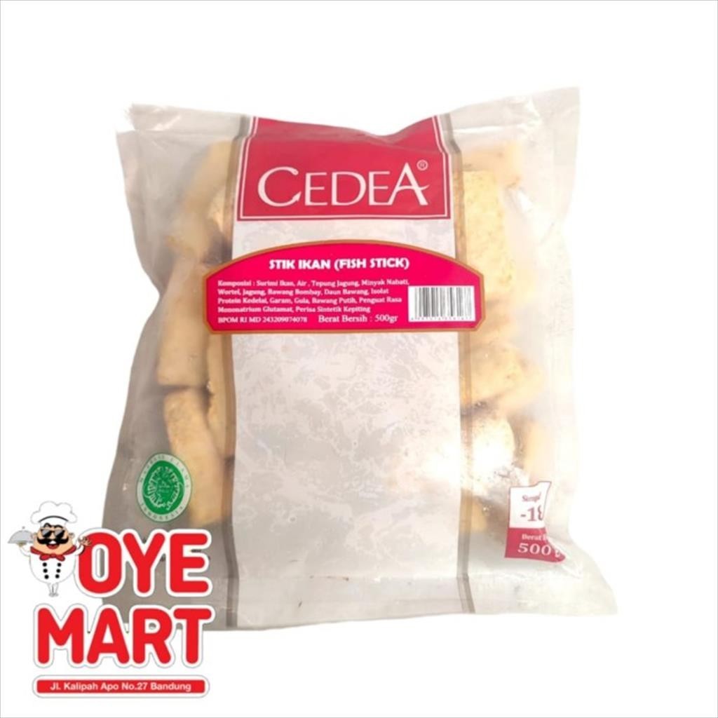 

CEDEA STIK IKAN 500GR / OLAHAN IKAN BENTUK STIK