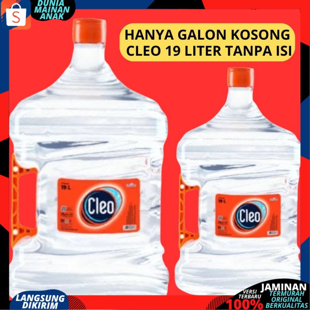 

DMA Galon Kosong CLEO 19 Liter Hanya Galon SajaTanpa Air Galon CLEO Kosongan Bagus Dan Berkualitas