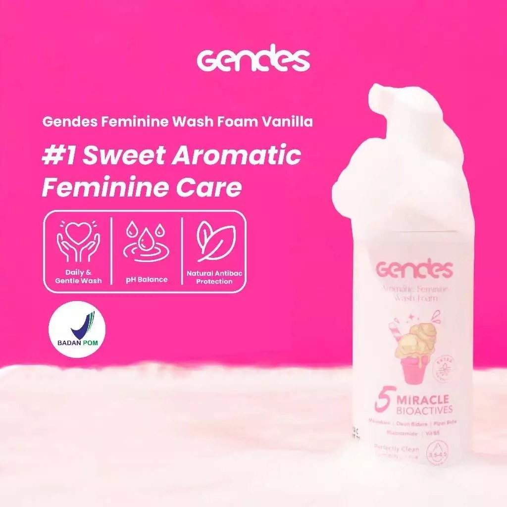 Gendes Feminine Foam / Spray - Gendes Feminine Foam Hygiene Feminice Care / Spray