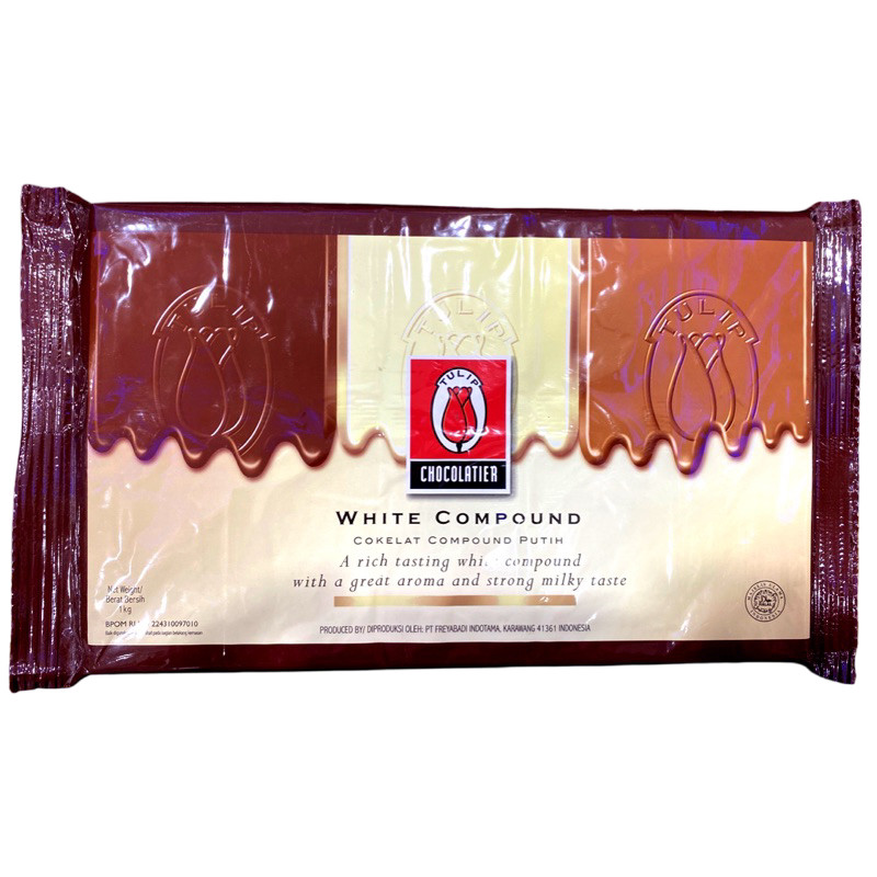 

Tulip Chocolatier White Compound - Tulip Coklat Putih 1kg