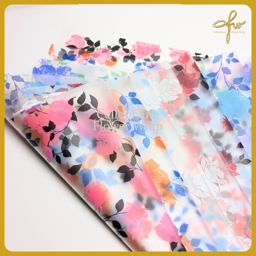 

Kertas Buket Rose Transparant Cellophane Flower Wrapping