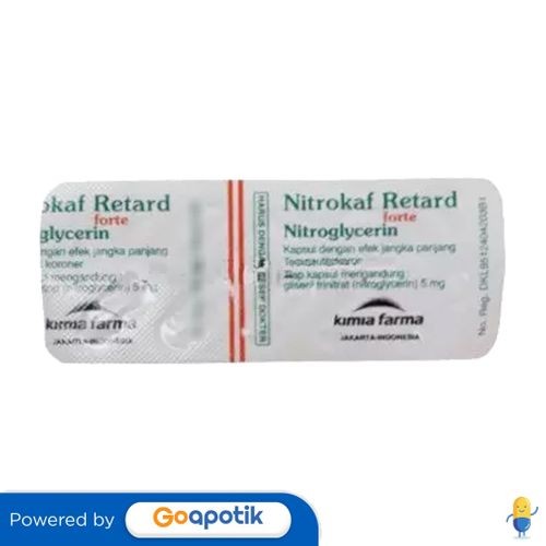 Nitrokaf Retard Forte Strip 10 Kapsul