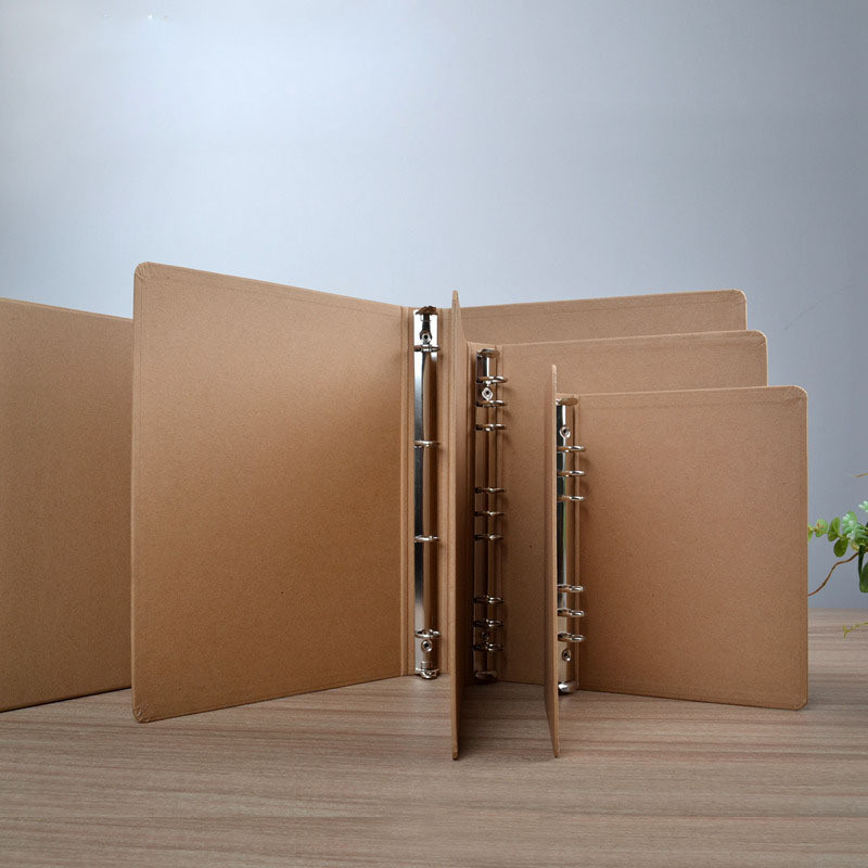 

Vintage A4 Kraft Binder Office School Supplies