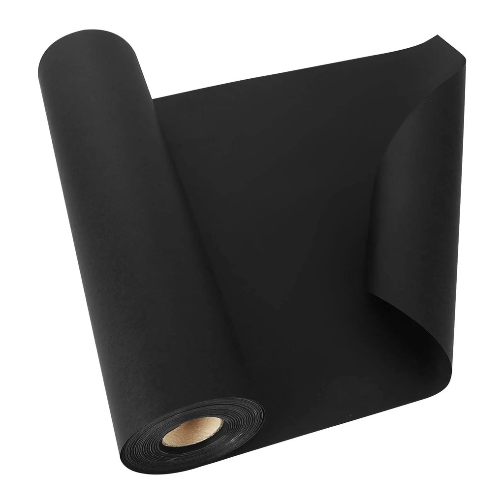 

Kraft Paper Black Paper Roll Construction Poster Board Wrapping Art Paper Roll Bulletin Board Gift Packing Eco-friend Papers