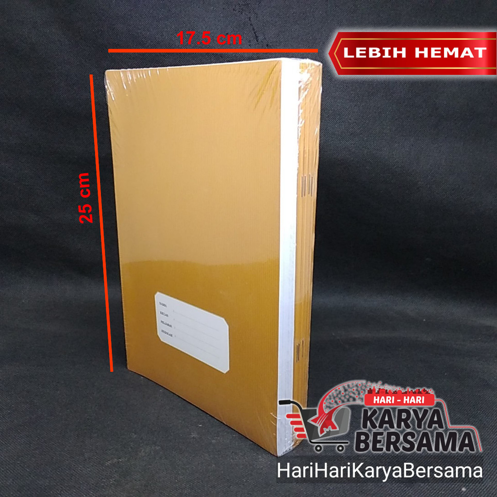 

OKEY BUKU TULIS BOXY BUKU BX COVER COKLAT PACK ISI 10 BUKU X 40 LEMBAR