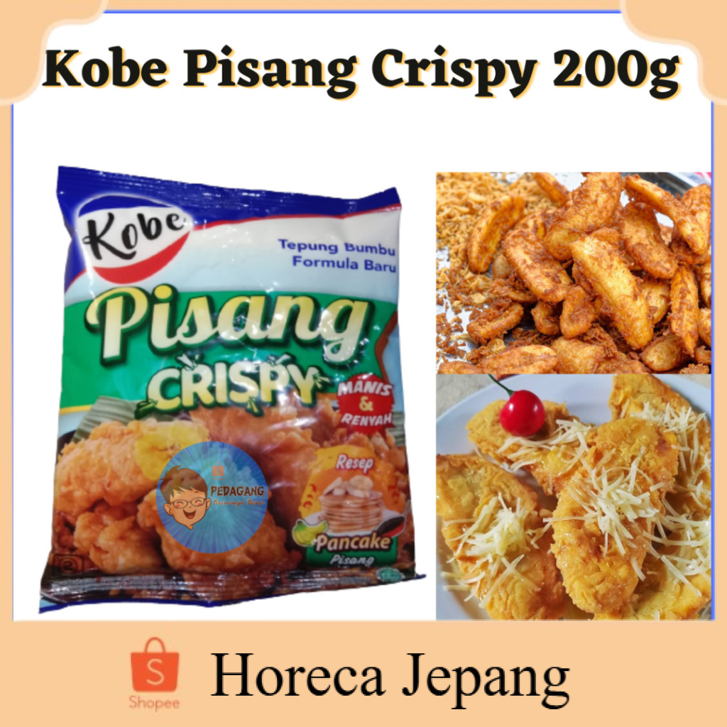 

Kobe Tepung Pisang 200g/ Kobe Pisang Crispy/ Kobe Pisang