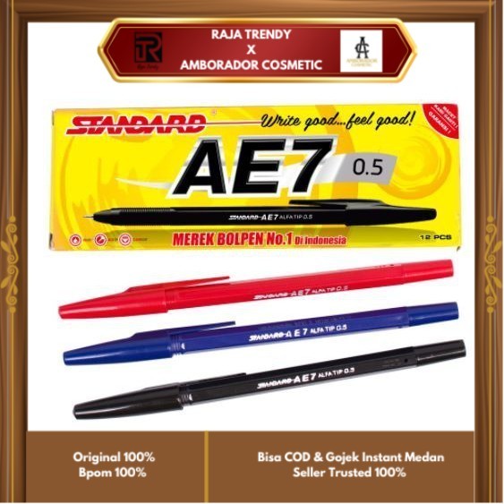 

Pulpen Standard AE7 0,5 isi 12pcs