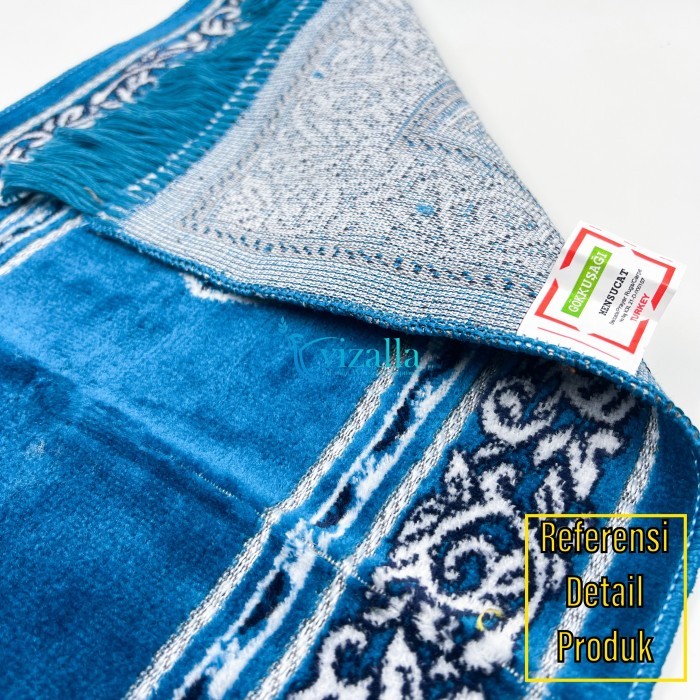 OMAS - Sajadah Kecil Gokkusagi/ 35*60 Bludru White Spiegel/ Grosir Sajadah - Random/Grosir