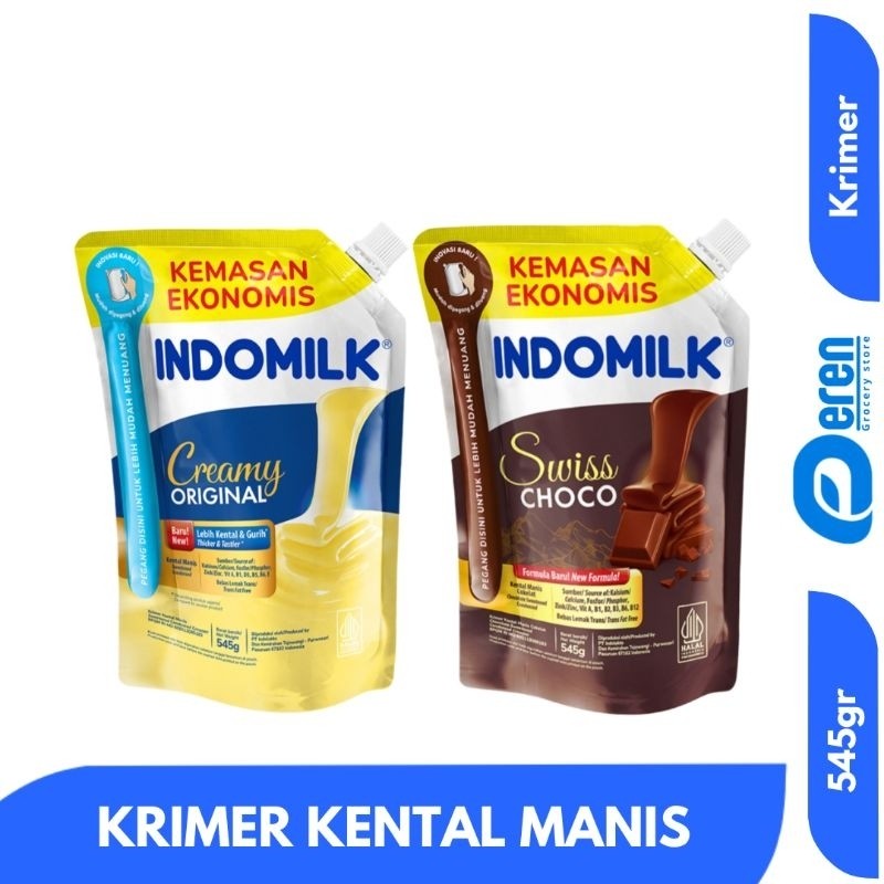 

Indomilk Krimer Kental Manis 545gr Pouch pusat grosir jajn