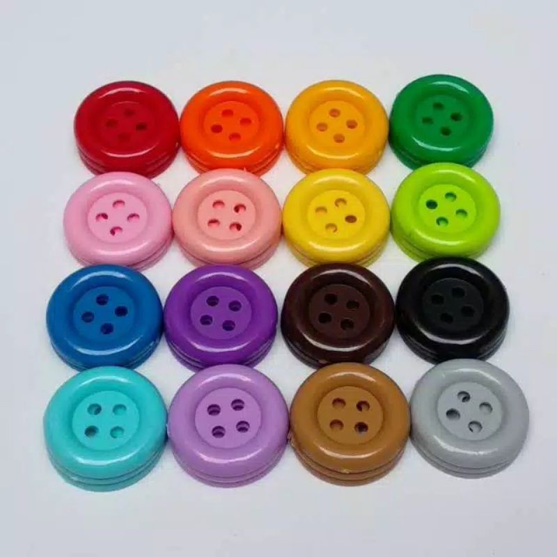 

[Selusin] Kancing Konektor 2,5cm (Ready 23 Warna) - ABH