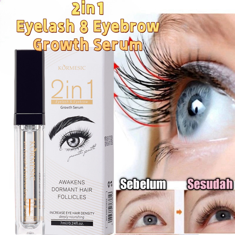 KORMESIC EyeLash Serum Bulu Mata dan Alis BPOM Halal 7ml Pelentik Bulu Mata Serum Penumbuh Bulu Mata