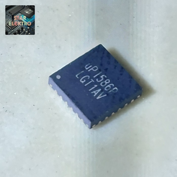DnG27 UP1586P QFN-24 UP1586 UP1586PQAG IC Dual Synchronous Buck Controller 5V 100mA UP 1586 1586P Pa