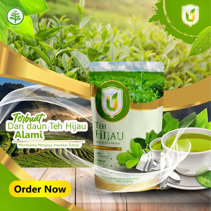 

SALE 3.3 Teh Hijau Herbal Green Tea Tradisional Premium Organik