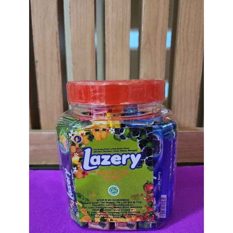 

Lazery Assorted Candy | Isi 50 Stik pusat grosir jajan lebaran idul fitri murah meriah