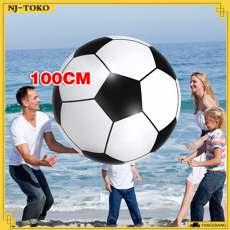 100cm Bola Pantai Jumbo Inflatable Beach Ball PVC Bola Tiup Jumbo