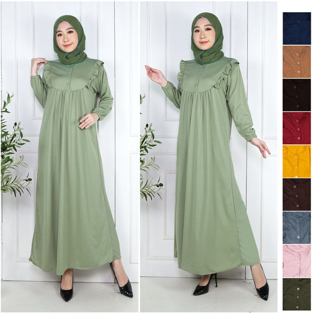 MEQA DAILY - MEGA DAILY - Gamis Asahy Dress Pesta Wanita