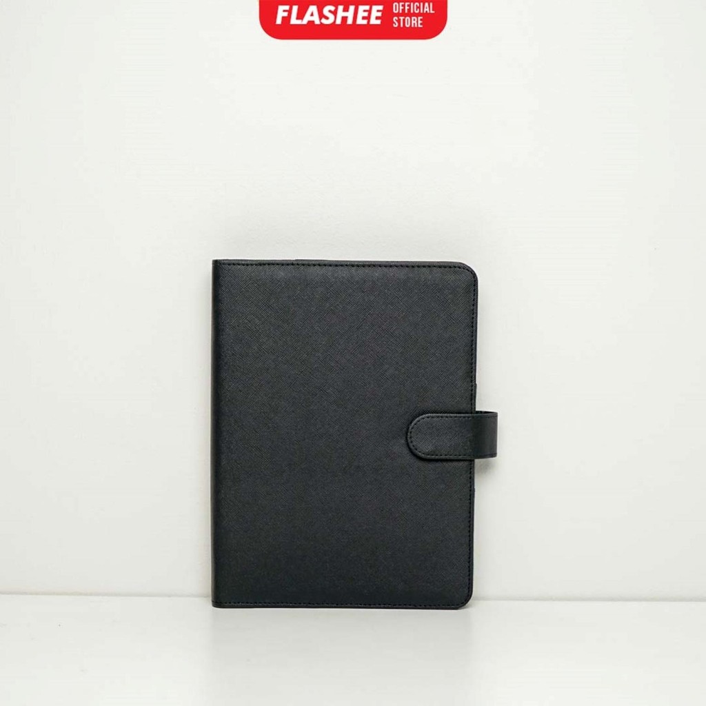 

Binder Polos Eksklusif A5 20 Ring Hitam Binder Polos A5 Kulit Sintetis Berkualitas Binder Agenda
