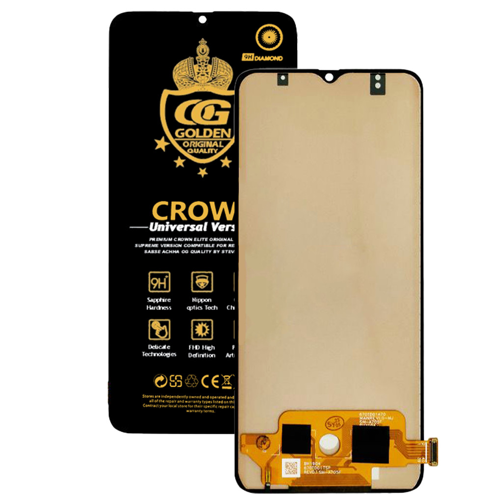 LCD SAMSUNG A70 / SAMSUNG A70S A705 TOUCHSCREEN FULLSET COMPLETE ORIGINAL