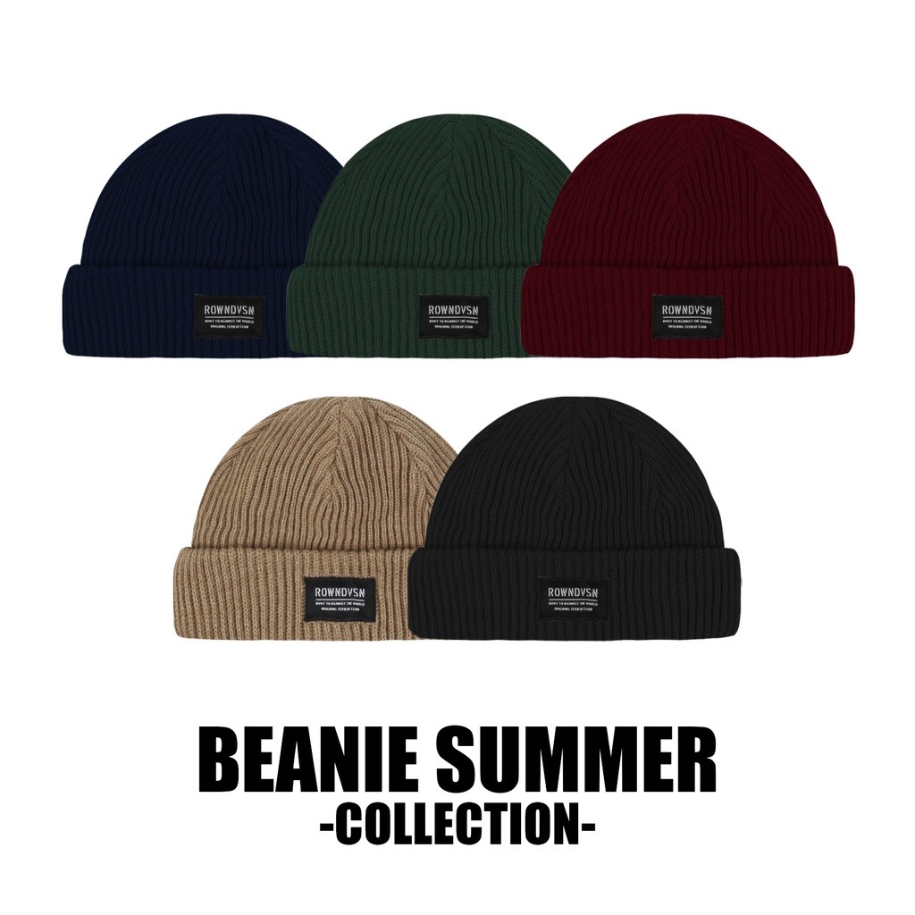 Rown Division Official Beanie - Rowndvsn Topi Beanie Summer Series