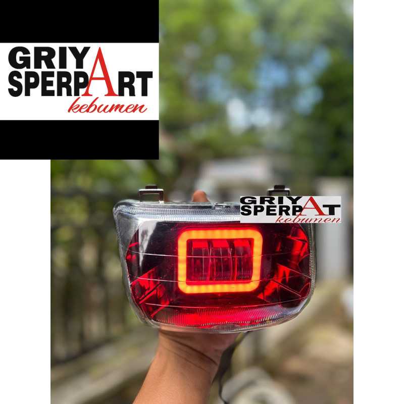 LAMPU DEPAN  LED SUPRA X LAMA 3 MATA