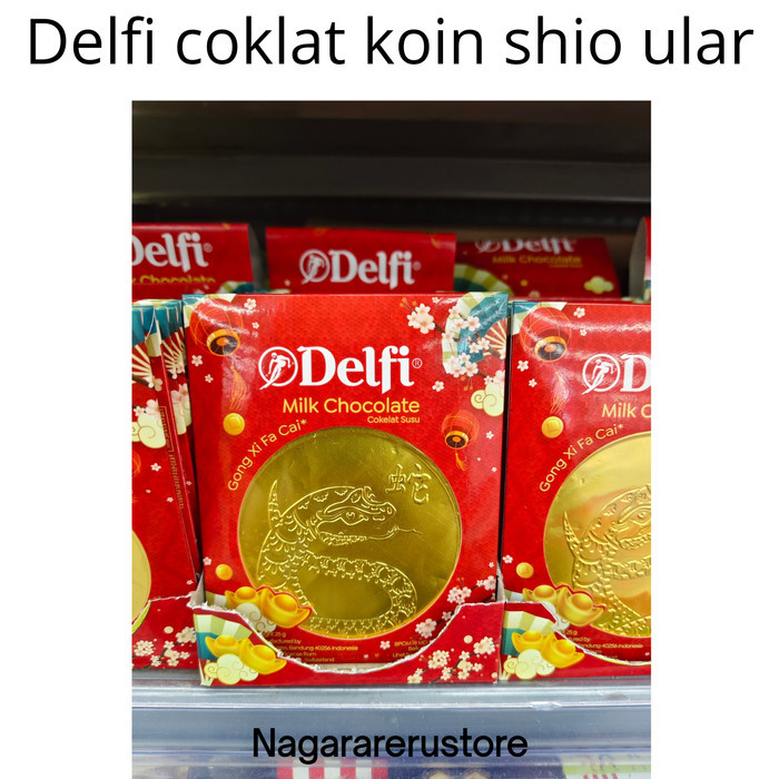 

Delfi milk chocolate coin imlek 25 gr x 10 pcs