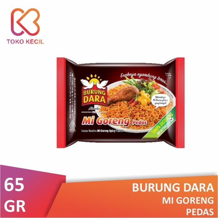 

Burung Dara Mi Goreng Pedas 65gr