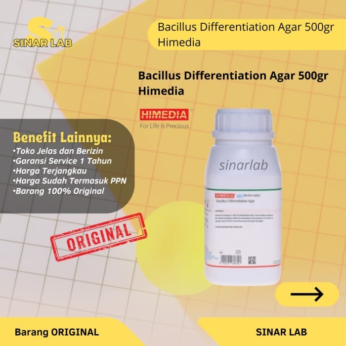 Bacillus Differentiation Agar 500gr Himedia