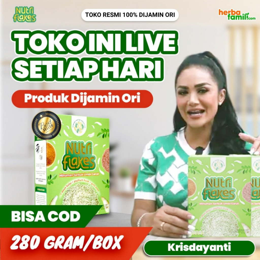 

NUTRIFLAKES 100% ORIGINAL | Ori Official Store Asli Sereal Asam Lambung NUTRIFLAKES