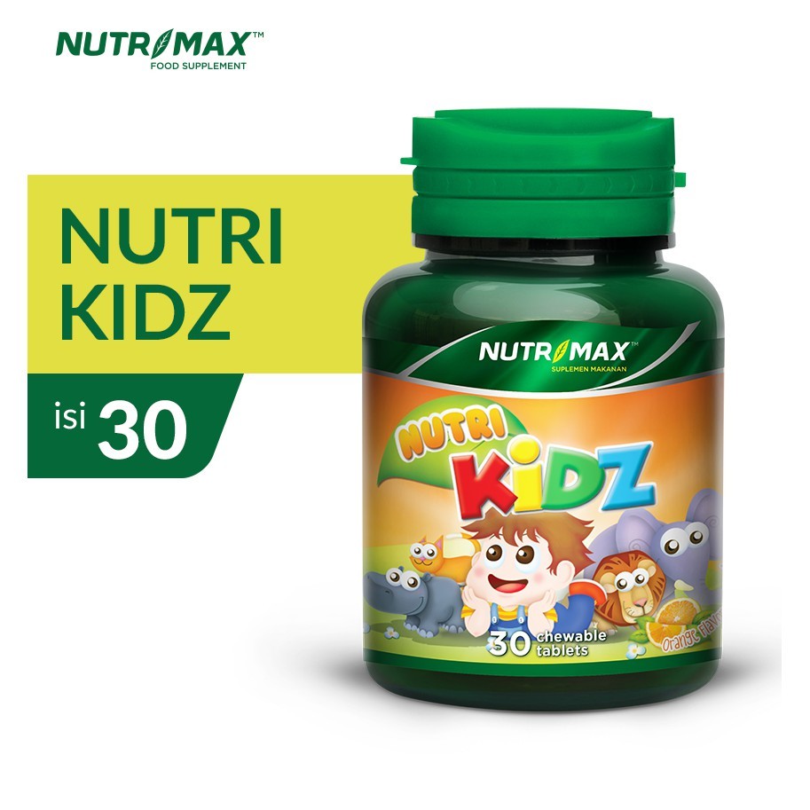 Nutrimax Nutrikidz 30 Tablet Kunyah Multi Vitamin Mineral DHA