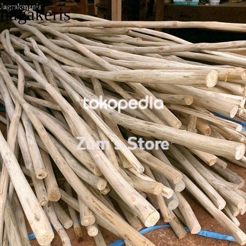 

ranting kayu jati~teak wood branch~ranting kayu macrame~200cm halus murah FXN6 XD9