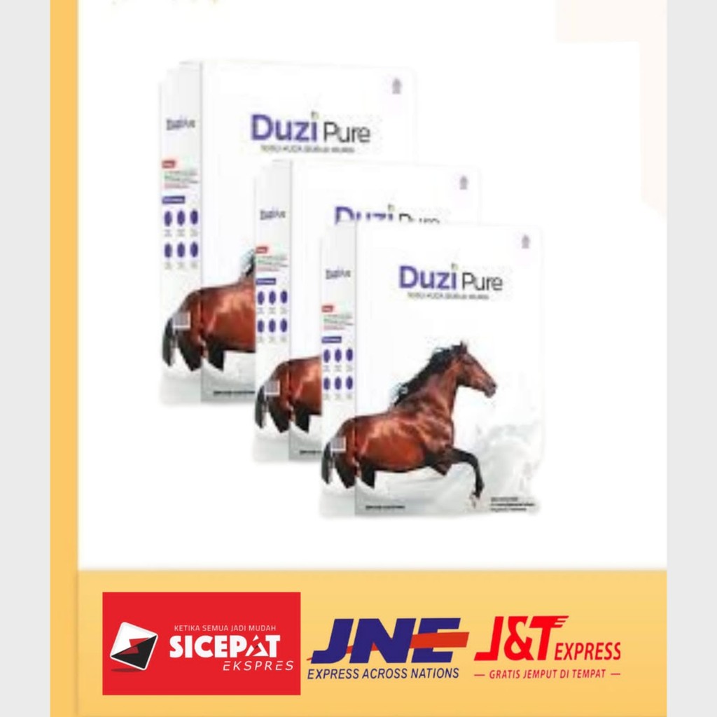 

Promo terlaris Duzi Pure Susu Kuda Liar Lombok Murni Herbal Alami 200 Gram 3 Box