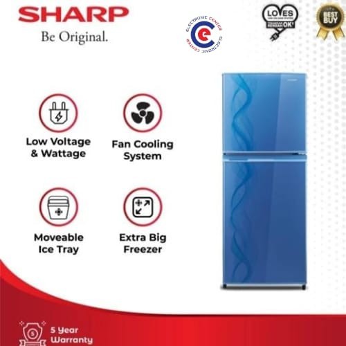 Sharp Kulkas 2 Pintu SJ-237ND-AB-AP