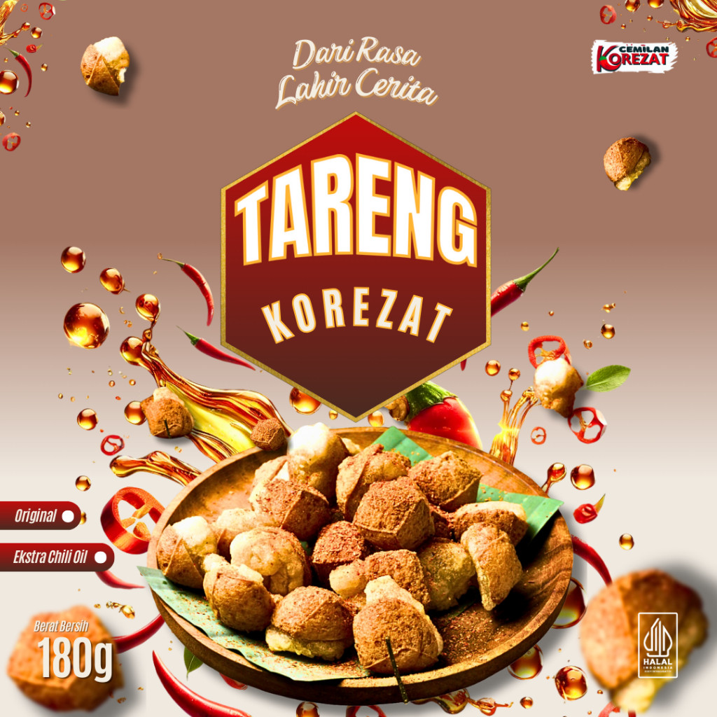 

Tareng Tahu Cireng Korezat Khas Garut [Halal Siap Goreng] - Cemilan Gurih Renyah & Kenyal