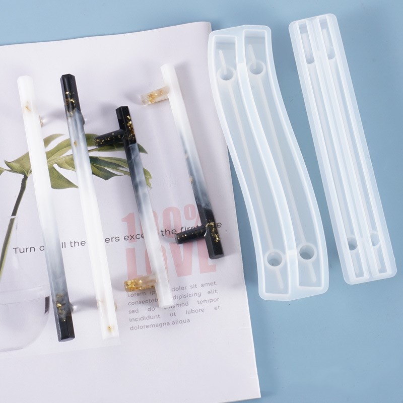 

DIY Fruit Tray Plate Handle Swing Bending Resin Mold Crystal Table Plate Decoration Silicone Mold For Resin Wholesale