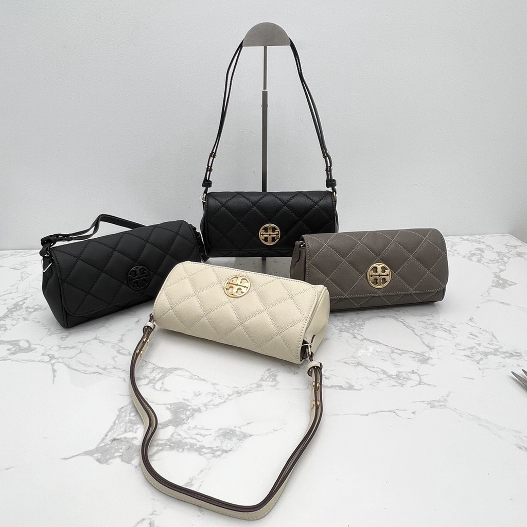 Tory Bur**143673 new Willa Baguette Bag Crossbody Bag/Armpit Bag TB Women's Shoulder Bag