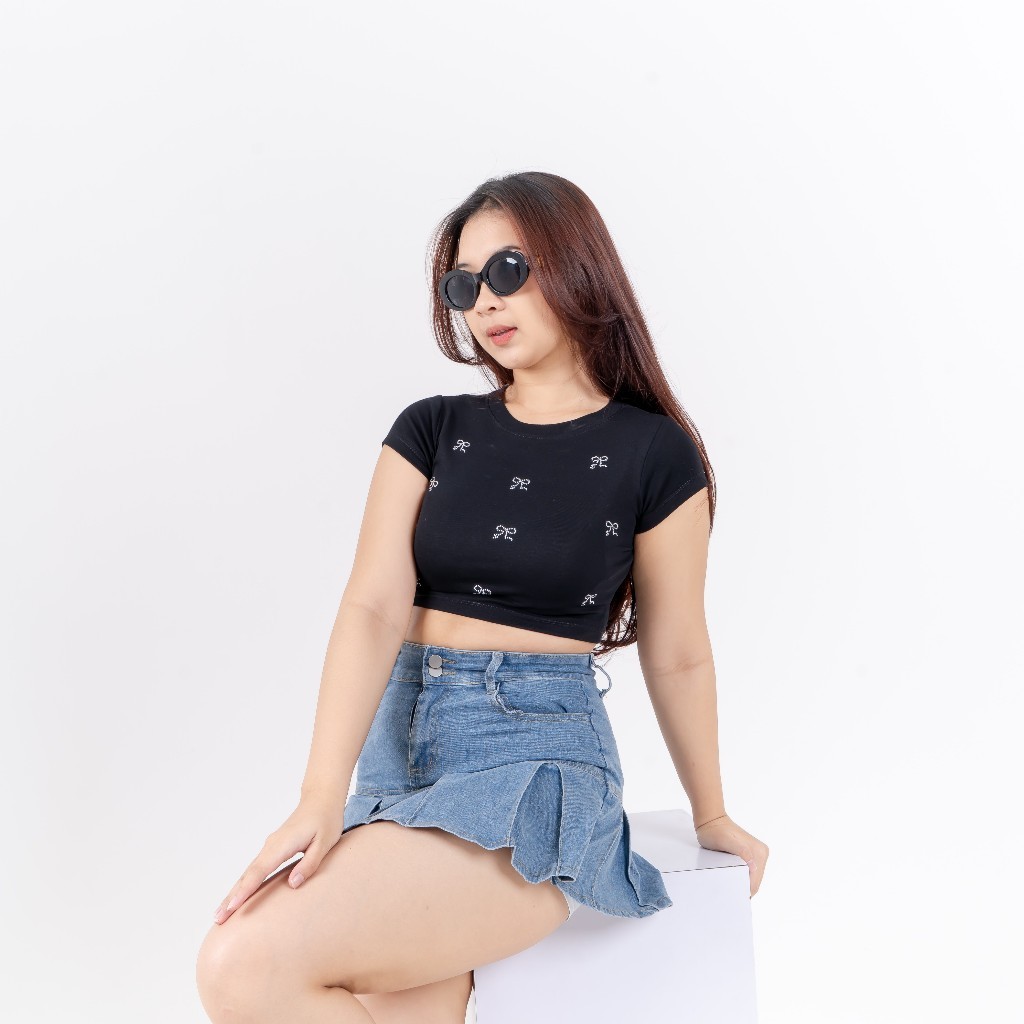 [GURLBUCKET] Fitto Top / Atasan / Top Spandex "Pakaian Wanita"